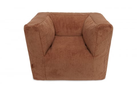 Fotolii pentru copii - Fotoliu pentru copii Beanbag Corduroy Caramel Jollein