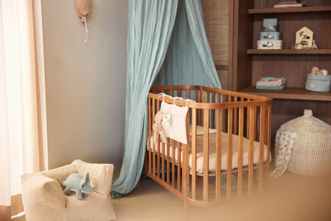 Fotoliu pentru copii Beanbag Corduroy Natural Jollein [4]
