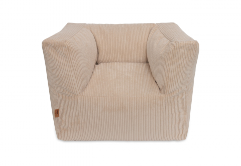 Fotolii pentru copii - Fotoliu pentru copii Beanbag Corduroy Natural Jollein