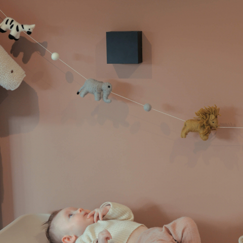 Ghirlandă decorativă din fetru cu animale sălbatice Wildlife Babybello [2]