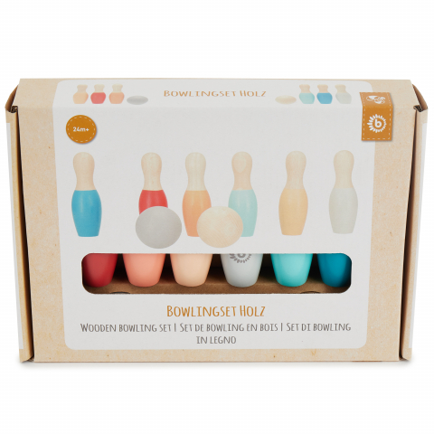 Set Mini Bowling din lemn Bieco [7]