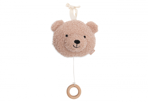 Jucărie muzicală Teddy Bear roz Wild rose Jollein