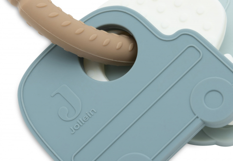 Jucărie pentru dentiție din silicon Keychain On The Go Jollein [5]