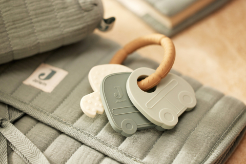 Jucărie pentru dentiție din silicon Keychain On The Go Jollein [2]