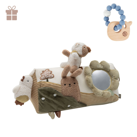 Produse cu cadou - Jucărie senzorială din pluș pentru bebeluși Tiny Park Jollein