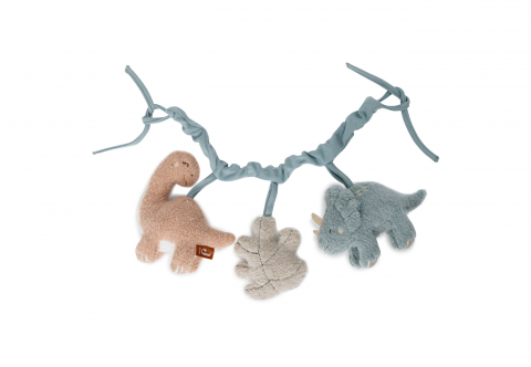 Jucării senzoriale pentru bebeluși - Jucărie senzorială pentru cărucior cu dinozauri Roarsome Jollein