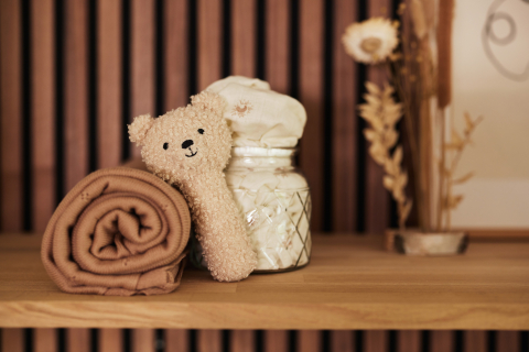 Jucărie zornăitoare ursuleț Teddy Bear Naturel Jollein [3]