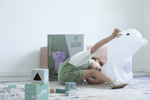 Lampă de veghe cu boxă bluetooth reîncărcabilă Cesar Fox - Atelier Pierre [15]