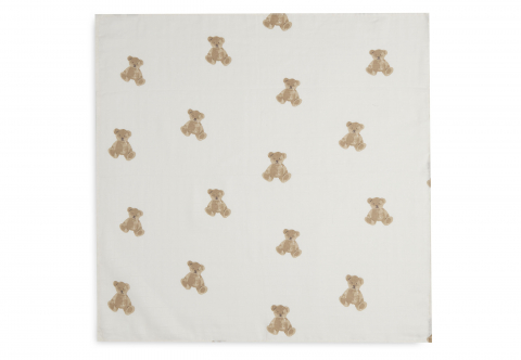 Muselină bebeluși bumbac set 3 bucati 70x70 cm Teddy Bear Jollein [1]