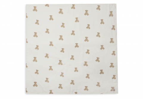 Muselină bebelusi bumbac set 2 bucati 115x115 cm Teddy Bear Jollein [1]