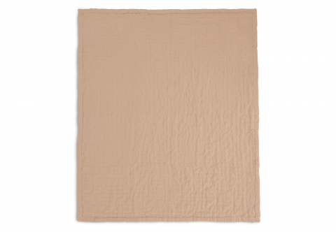 Pătură bebeluși din muselină bumbac organic 100x75 cm Jacquard Biscuit Jollein [1]