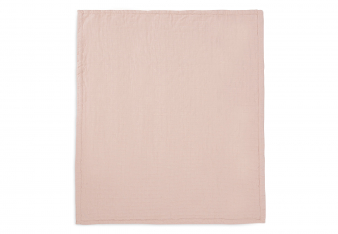 Pătură bebeluși din muselină bumbac organic 100x75 cm Jacquard Wild Rose Jollein [2]