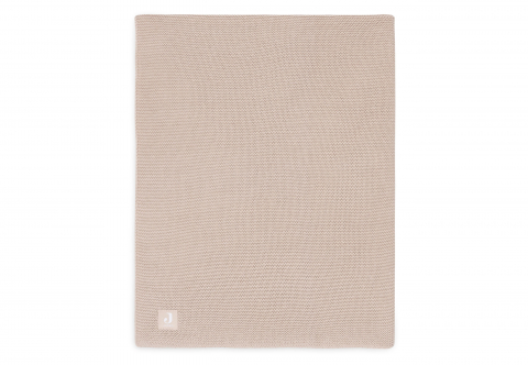 Pături pentru bebeluși - Pătură bebeluși tricotată 100x75 cm roz Wild rose Jollein