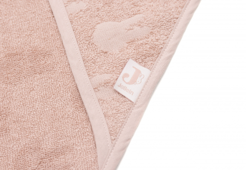 Prosop bebeluși cu glugă din bumbac terry 75x75 cm Miffy Jacquard Wild Rose Jollein [3]