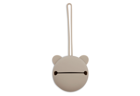 Produse - Protecție suzetă din silicon fără BPA ursuleț Olive Green Jollein