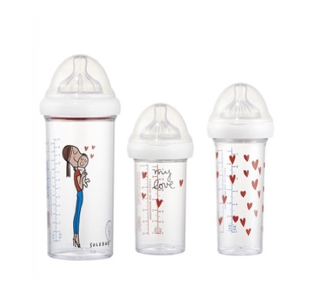 Biberoane - Set 3 biberoane anti-colici, anti-reflux 210 ml, 210 ml, 360 ml Mama Bebe Le Biberon Francais - Le Biberon Francais