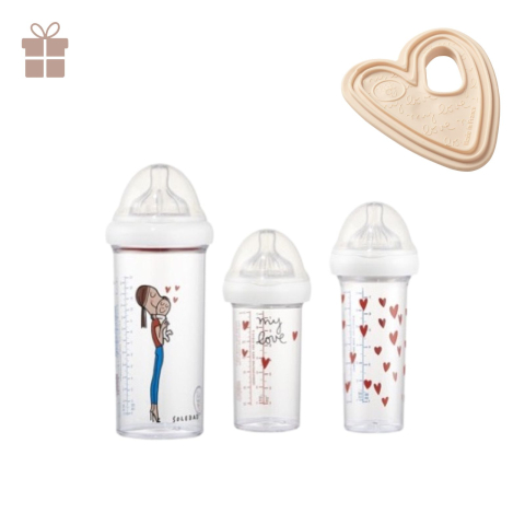 Set 3 biberoane anti-colici, anti-reflux 210 ml, 210 ml, 360 ml Mama Bebe Le Biberon Francais - Le Biberon Francais