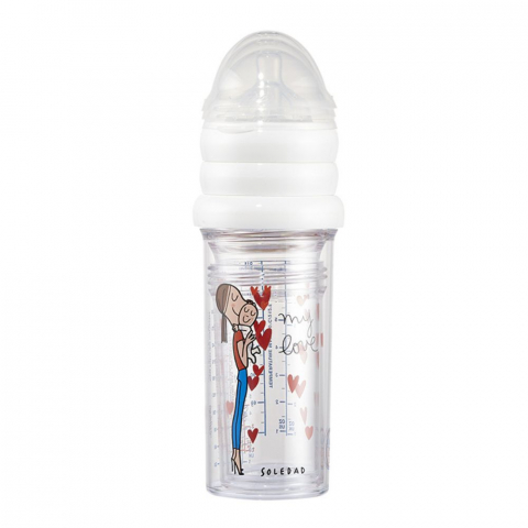 Set 3 biberoane anti-colici, anti-reflux 210 ml, 210 ml, 360 ml Mama Bebe Le Biberon Francais - Le Biberon Francais [1]