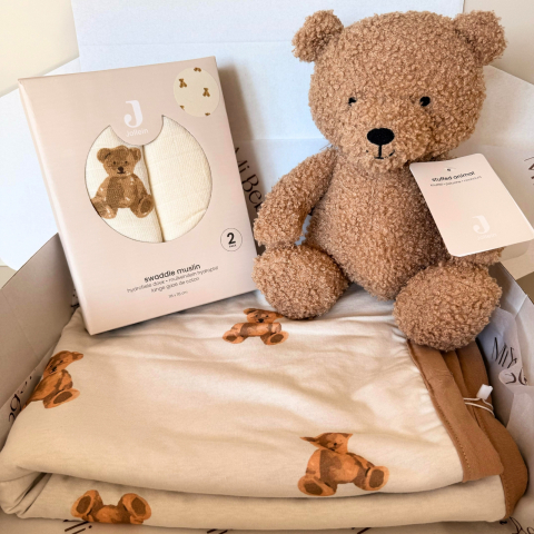 Set cadou bebeluși - Set cadou bebeluși Teddy Bear Jollein