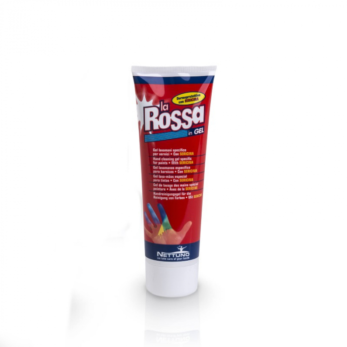 La Rossa in Gel - Gel de curatare a mainilor cu microsfere si sericina, speciala pentru vopseluri, tub 250 ml [1]
