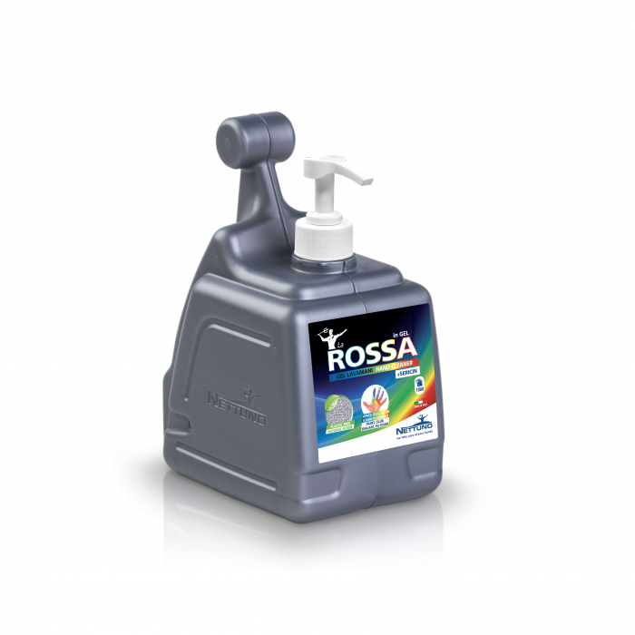 La Rossa in Gel - Gel de curatare a mainilor cu microsfere si sericina, speciala pentru vopseluri,T-box cu pompa 3000 ml [1]