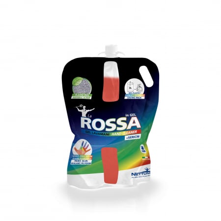 Murdarie Speciala - La Rossa in Gel - Gel de curatare a mainilor cu microsfere si sericina, speciala pentru vopseluri, T-Bag rezerva 3000 ml