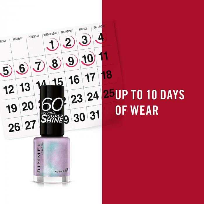 Lac de unghii Rimmel 60 Seconds Shine - 340 Berries and Cream, 8 ml [3]