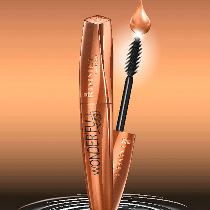 Mascara Rimmel London Wonder'Full cu ulei de argan, 001 Black, 11 ml [6]