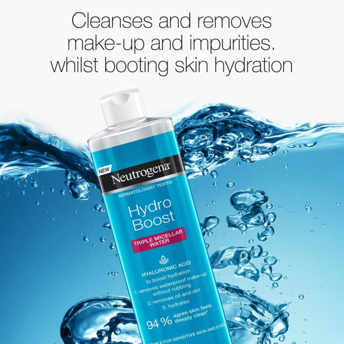 Neutrogena Hydro Boost® apă micelară 3 în 1 cu efect de hidratare, 400 ml [3]