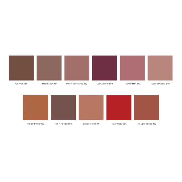 Ruj lichid rezistent la transfer L'Oreal Paris Infaillible Les Chocolats, 858 - Oh My Choc [8]