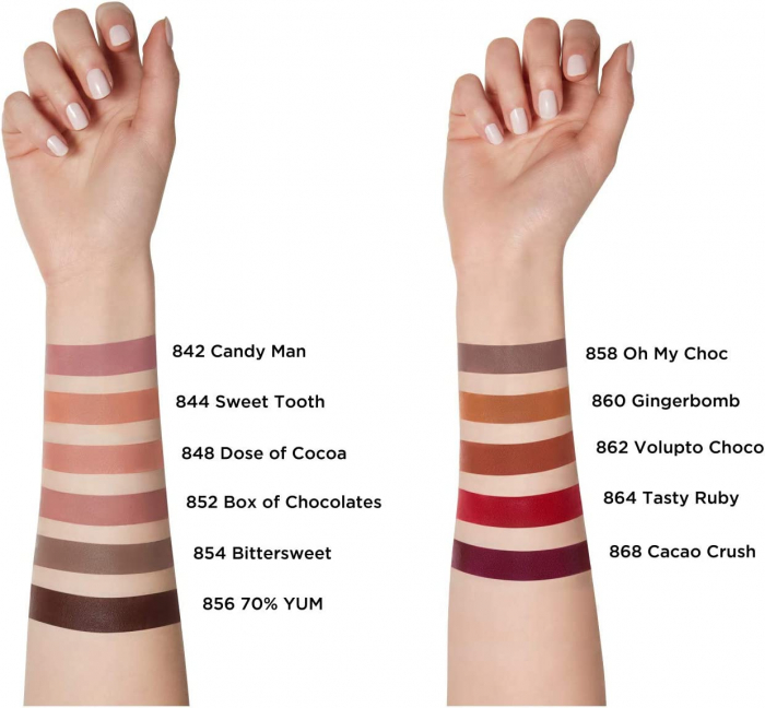 Ruj lichid ultra mat rezistent la transfer L'Oreal Paris Steffi's Chocolates, 852 Box of Chocolates [5]