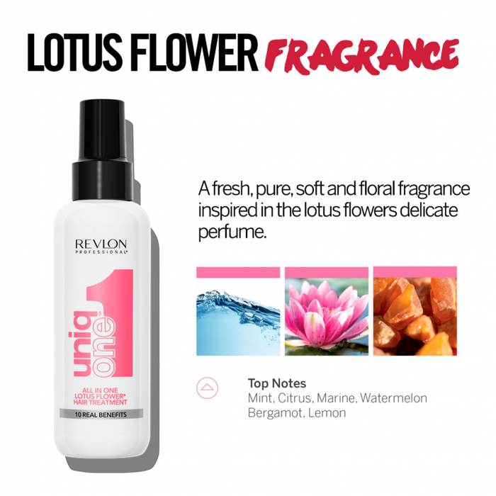 Tratamentul pentru păr Revlon Professional Uniq One All in One, Lotus Flower, 150 ml [3]