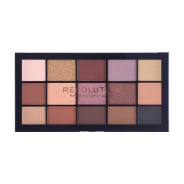 Fard de pleoape - Paletă de farduri Makeup Revolution - Re-Loaded Palette - Velvet Rose, 15 Nuante