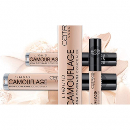 Corector lichid Catrice Camouflage Waterproof - 010 Porcellain, 5 ml [4]