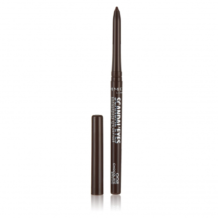 Eyeliner - Creion de ochi Rimmel Scandal'eyes Exaggerate Eye Definer, 002 Chocolate Brown, 4.37 g