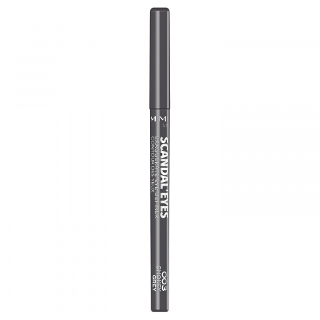 Eyeliner - Creion de ochi Rimmel Scandal'eyes Exaggerate Eye Definer, 003 Smokey grey, 4.37 g