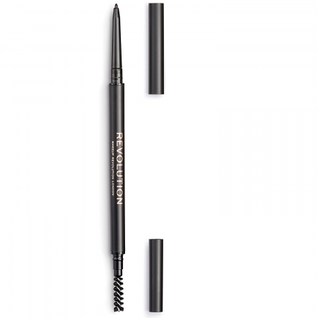 Creion pentru sprâncene Makeup Revolution, Eye Precise Brow Pencil Light Brown, 0.05 g [4]