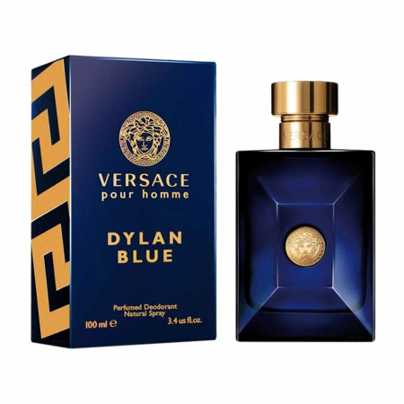 Spray de corp pentru el - Deodorant spray Versace Dylan Blue, Barbati, 100 ml