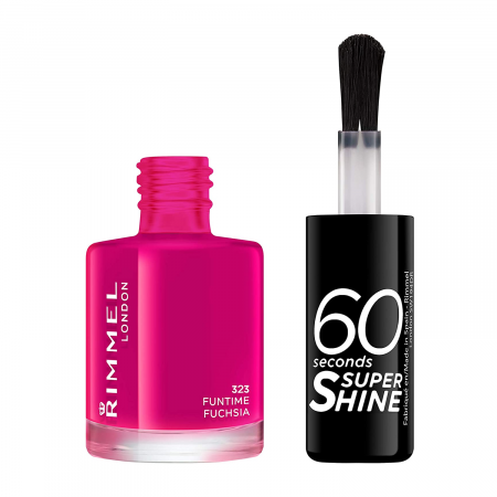Lac de unghii Rimmel 60 Seconds Shine - 323 Funtime Fuschia, 8 ml [1]