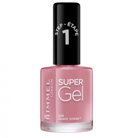 Lac de Unghii Rimmel London Super Gel, color 023 Grape Sorbet,12 ml [1]