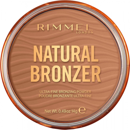 Machiaj - ​​​​​​​Pudră bronzantă pentru ten Rimmel Natural Bronzer, 002 Sunbronze 14 g