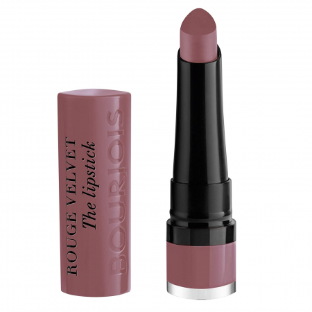 Buze - Ruj Bourjois Rouge Velvet The Lipstick, 17 From Paris With Mauve, 2,4 g