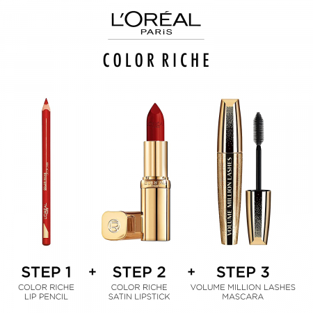 Ruj L'Oreal Color Riche Lipstick - 335 Carmin St Germain [3]