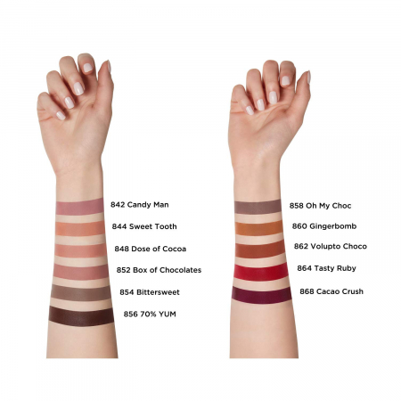 Ruj lichid rezistent la transfer L'Oreal Paris Infaillible Les Chocolats, 858 - Oh My Choc [6]