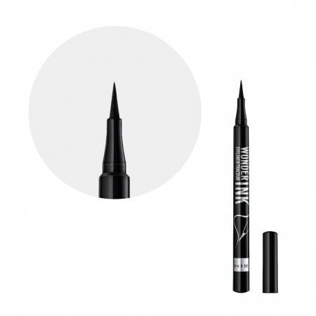 Tuș de ochi cariocă Rimmel Wonder Ink Ultimate 24H, 001 Black, 1 ml [2]