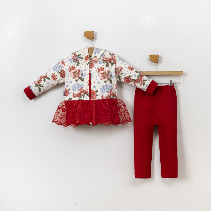 Compleu 2 Piese Fetițe - Baby in Red [1]
