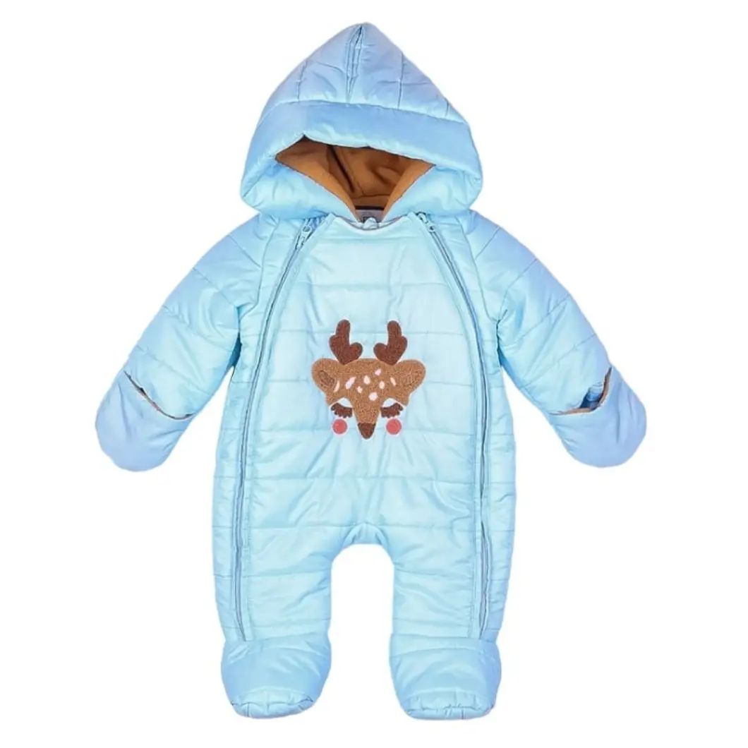 Combinezon de Iarnă Premium - Culoare Bleu, Impermeabil, Protecție Zăpadă [2]