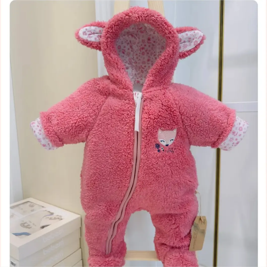 Combinezon plușat Fetițe Winter Foxy 100% Bumbac [8]