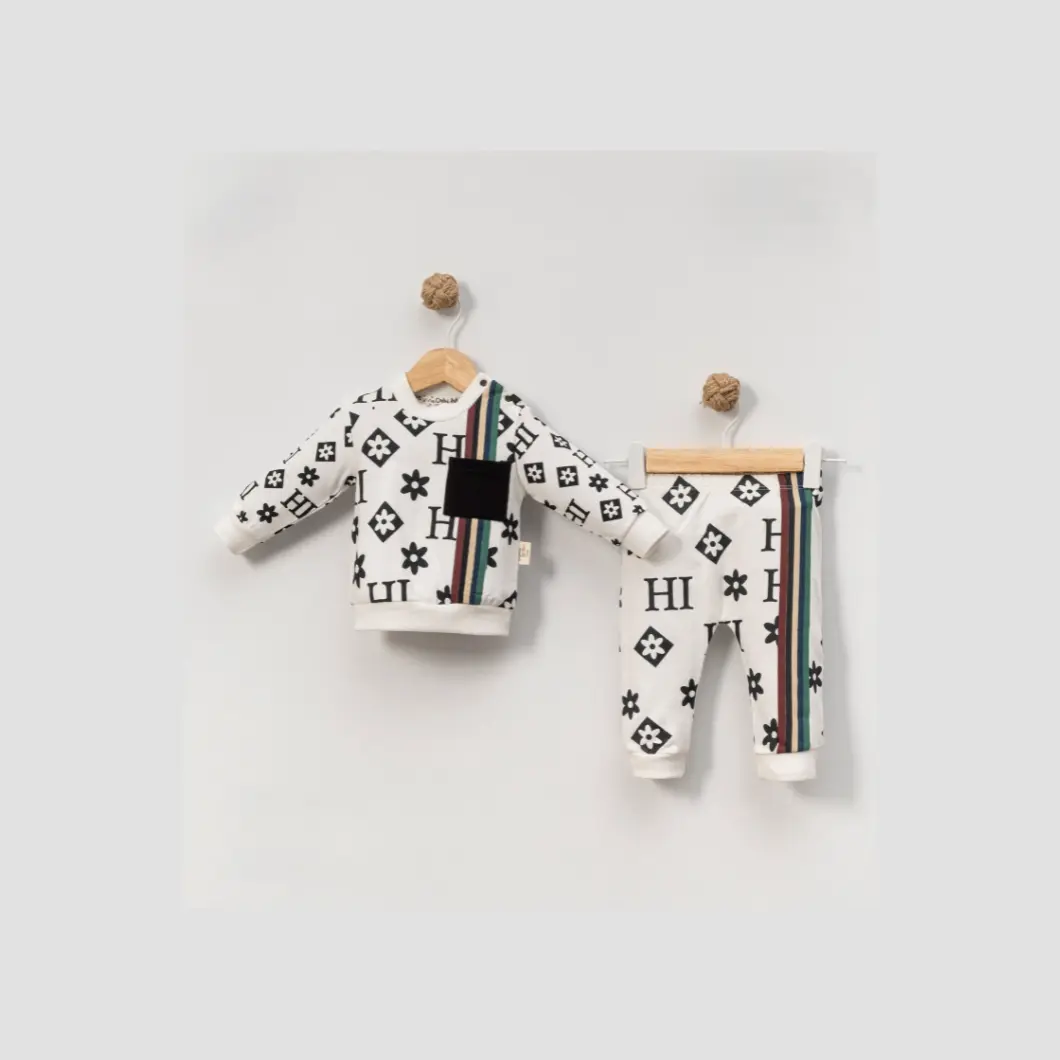 Compleu Băieți Hi Boy Bumbac 3–18 Luni [7]