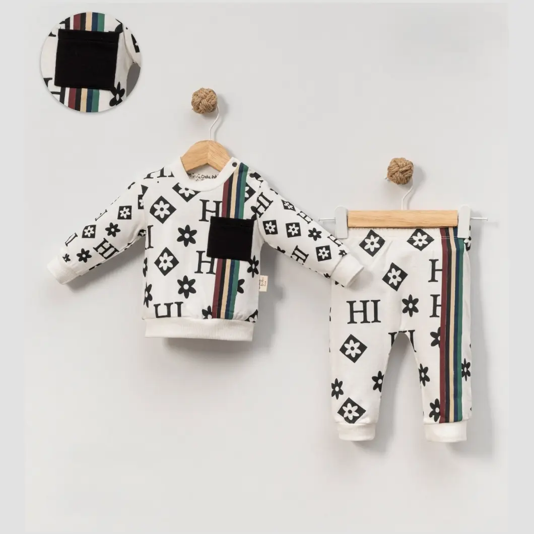 Compleu Băieți Hi Boy Bumbac 3–18 Luni [8]